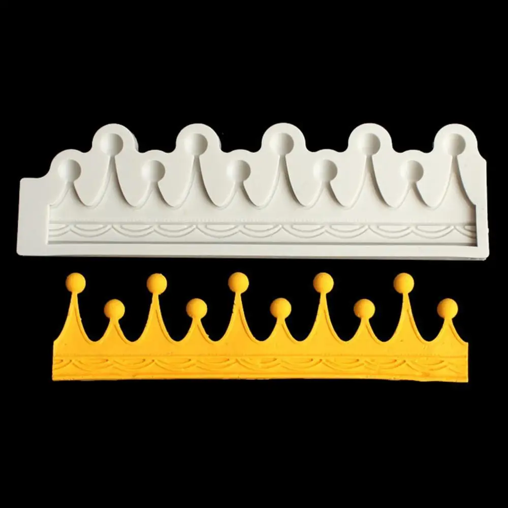 

Silicone 3D DIY Cake Decoration Mold Crown Shape Fondant Chocolate Glue Tool