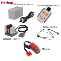 for power functions parts building blocks enhanced m motor lithium ion battery infrared remote control receiver for legoeds
