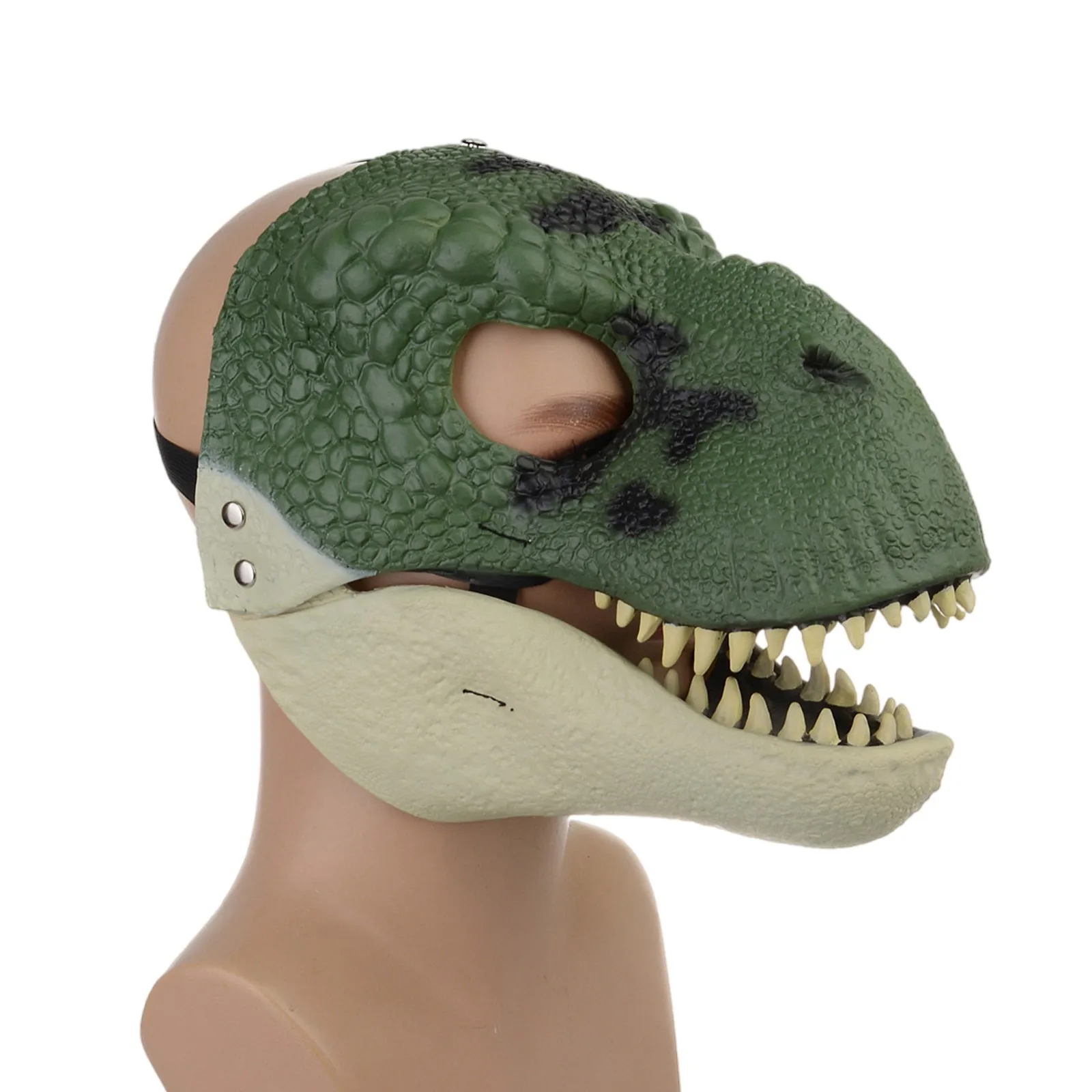 Головной убор из латекса в виде дракона динозавра на Хэллоуин |