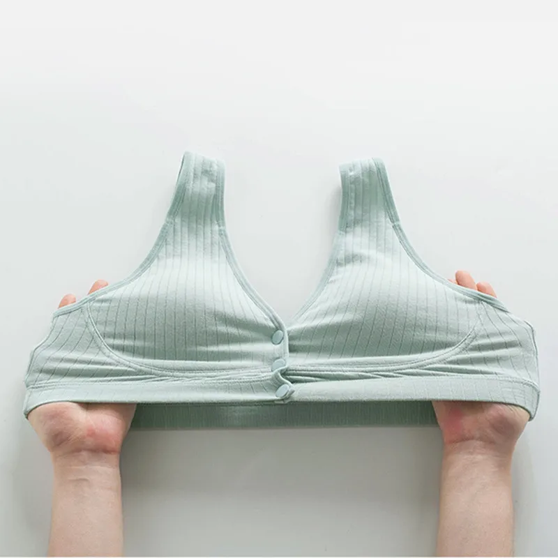 Хлопковый бюстгальтер для кормления Одежда беременных дышащие бюстгальтеры