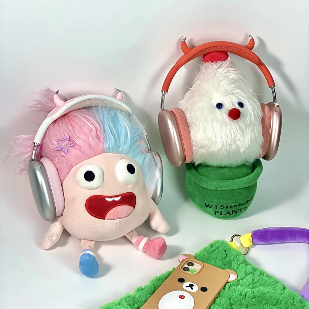 Фото Новый чехол для AirPods Max с дизайном «Дьявольские рожки», аксессуар для наушников, черная накладка для AirPodMax, подарок в стиле Y2K №1