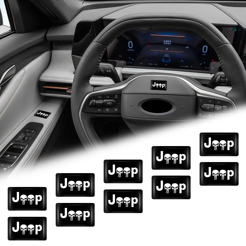 Автомобильные аксессуары квадратные персонализированные наклейки для Jeep Renegade