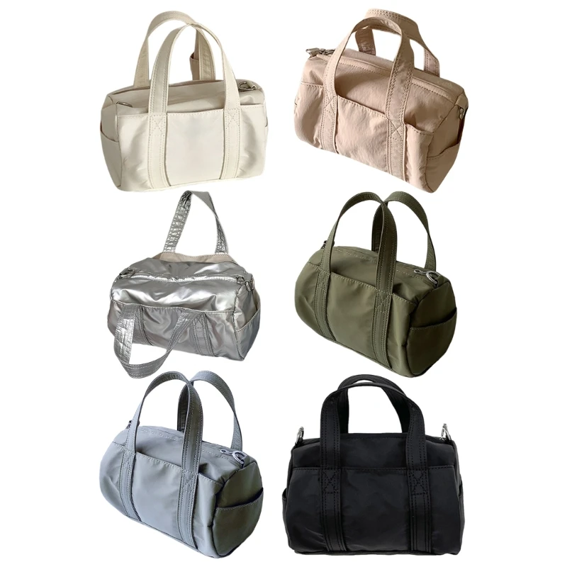 Женская сумка-мешок в корейском стиле нейлоновая сумка на плечо модная через