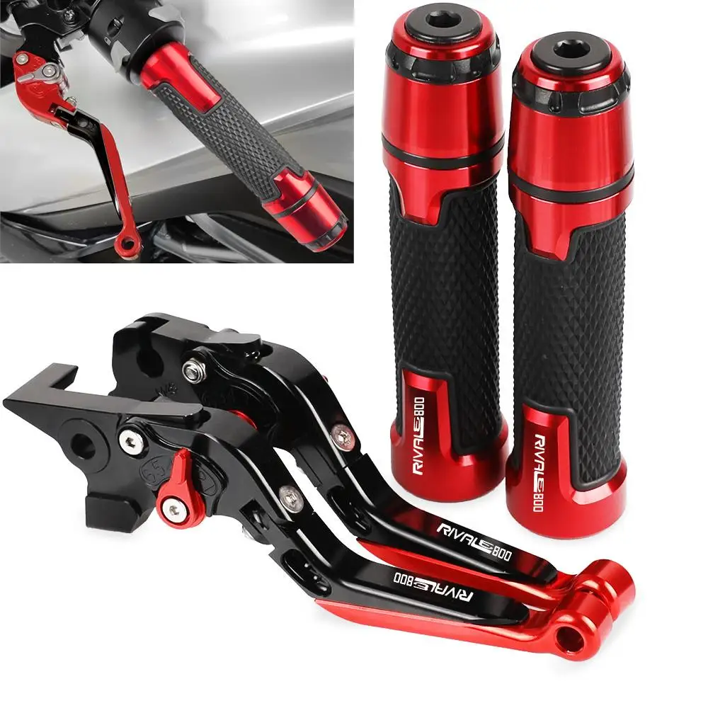 

Rivale800 2013-2016 Motorcycle Brake Clutch Levers Handlebar Handle Hand Grip Ends FOR MV AGUSTA Rivale 800 2013 2014 2015 2016