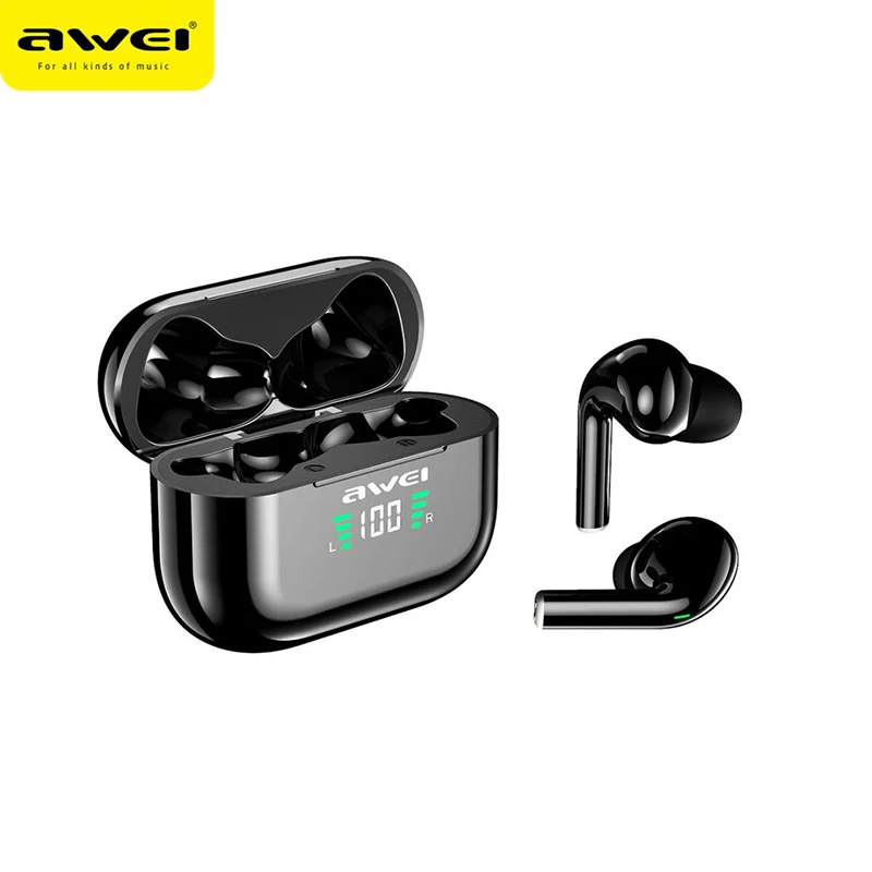 

Awei T29/T29P Bluetooth Headphone TWS Wireless Earphones In-ear Touch Control Type-C Quick Charge With Microphone