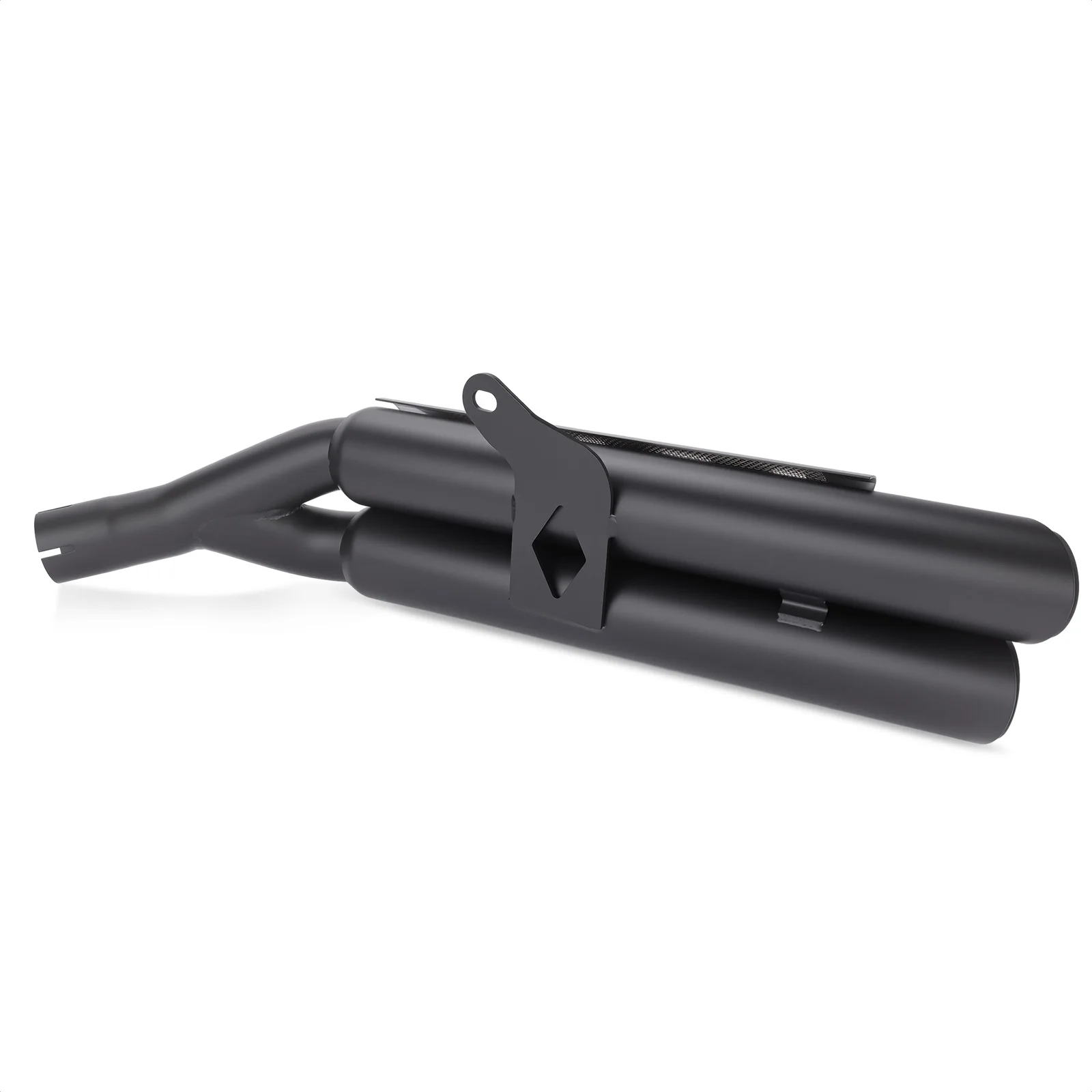 Для мотоциклов Kawasaki Eliminator 450 500 2024-2025: Выхлопная труба-глушитель (слип-он) с теплозащитным кожухом, черный комплект (art.: 3920dad87aaab) - 3920dad87aaab