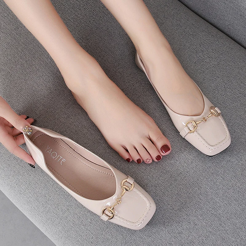High Quality Big Size 44 Slip On Loafers Womens Flat Ladies Women's Casual Shoes