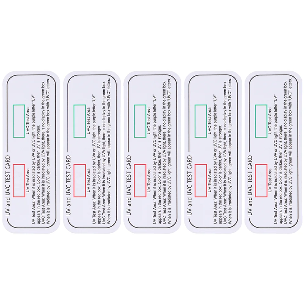 

UV Test Light Testing Strips Effects Tester Uvc-uva Cards Papers Tools Indicator Detection Identifiers