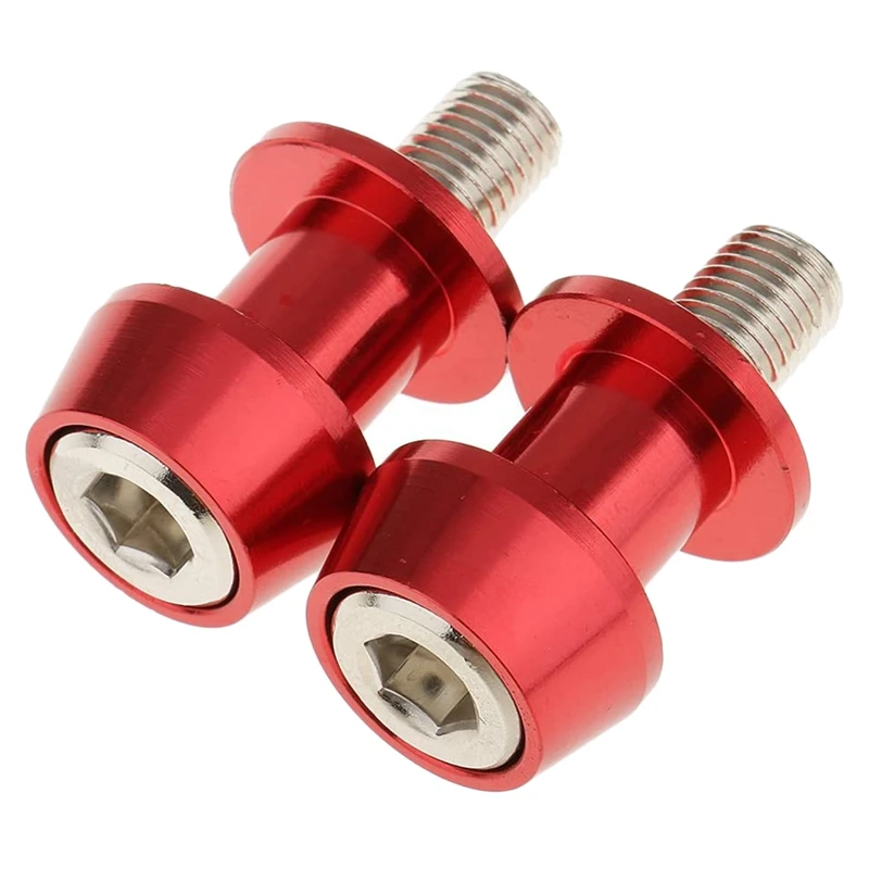 

2X Motorcycle CNC Swingarm Swing Arm Spool Sliders Stand Bobbins 10Mm For Kawasaki Ninja 250 ER6 Z 250 ER6F