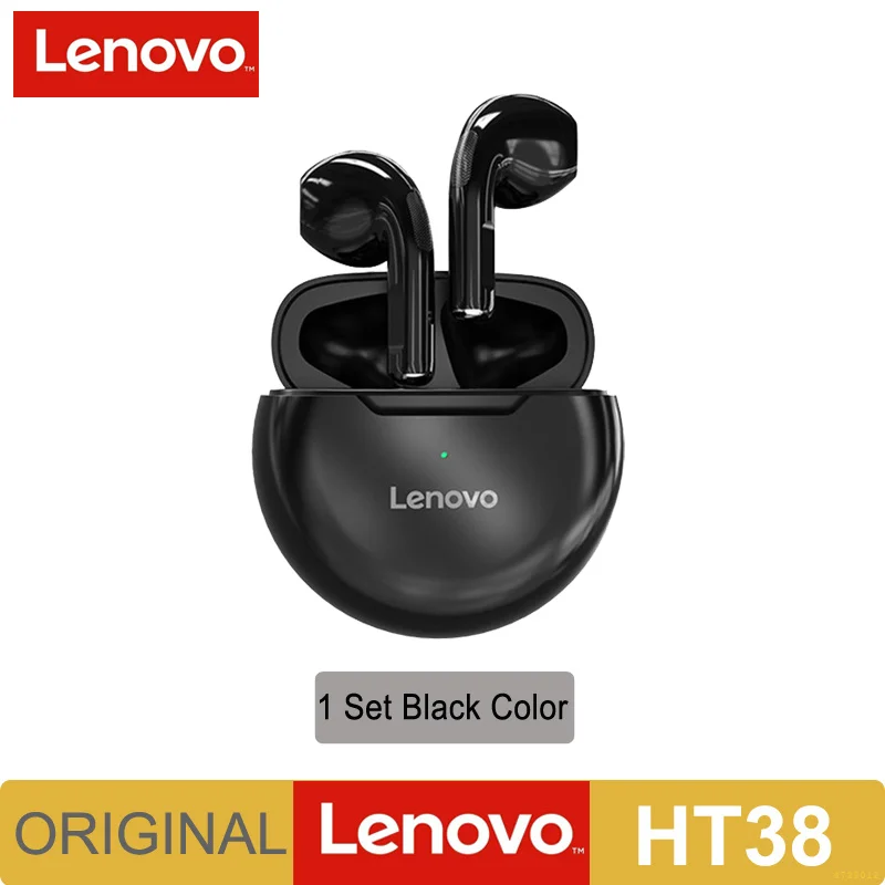 

Original Lenovo LivePods HT38 Headphones TWS Wireless Bluetooth Earphone Sports 9D Stereo Bass Headsets For Android IOS Earbuds