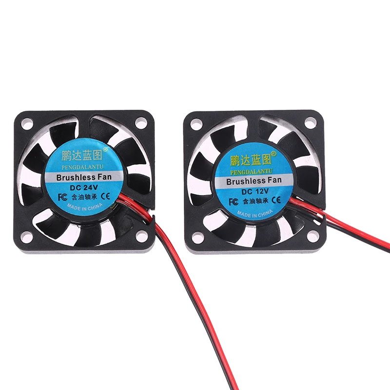 

High Quality 12V, 24V Cooling Fan Dc12vs0.08a Oil-Containing 3d Printer Power Supply Humidifier Fan Brushless Fan 40*40*10mm New
