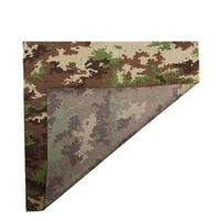 outdoor tactical supplies 1 5m x 1m ltalian camouflage cloth nylon liftable cordura waterproof coating fabric