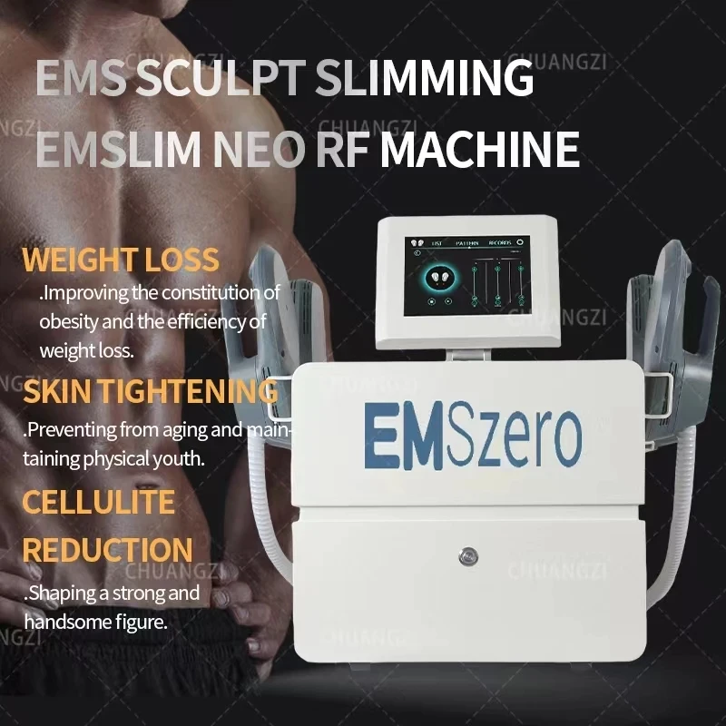 

DLS-EMSlim RF Electromagnetic14 Tesla Sculpting Butt Lift Machine EMSzeroNEOMuscle Stimulator Body Shaping Massage Equipment