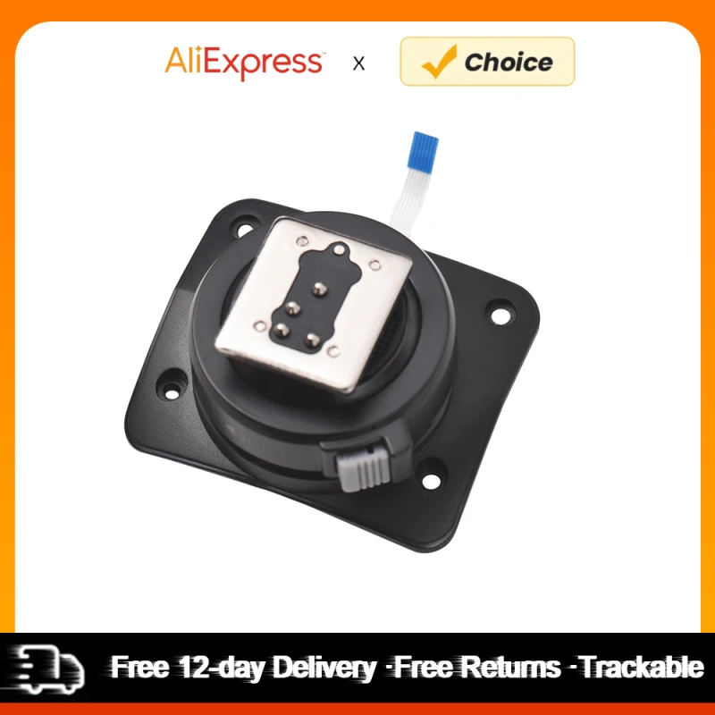 Силиконовый чехол Godox Hot Shoe Mount Foot для камеры V1S Speedlite Camera Flash Repaire Parts Plastic + Metal