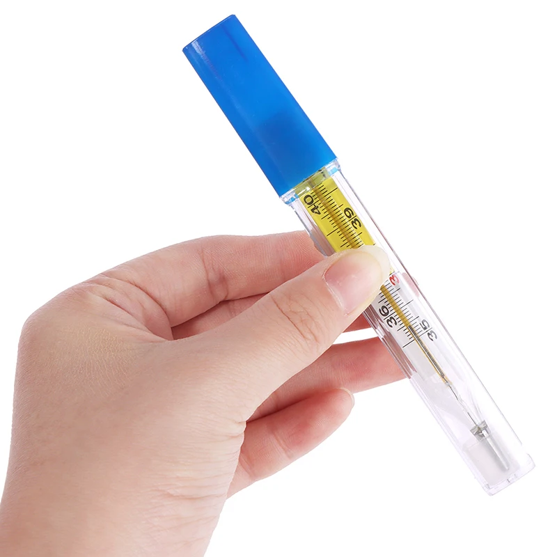 Прибор для измерения температуры тела стеклянный ртутный термометр подмышек