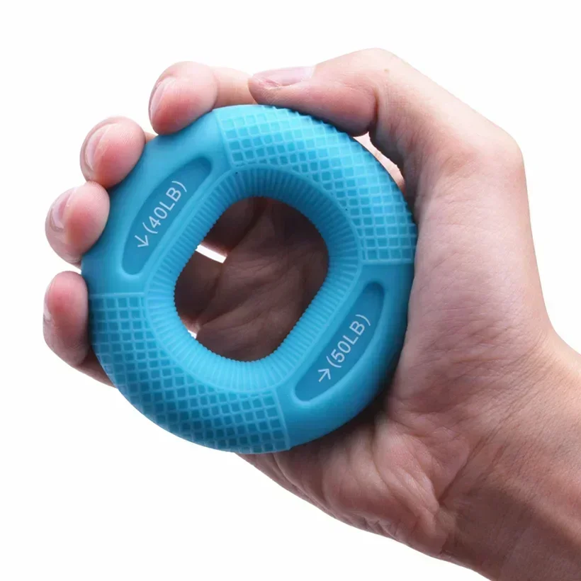 

Hand Fitness Finger Grip Gym Trainer Hand Carpal Grip Muscle Strengthener Workout Silicone Exercise Exercise Expander Adjustable