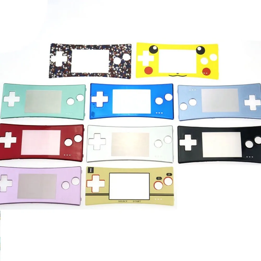 6 Colors Faceplate Front Panel Shell Case Cover for Nintendo Gameboy Micro GBM