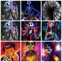 the nightmare before christmas jack skellington and sally diamond painting cross stitch kits embroidery mosaic home decor gifts