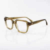 2022 new handmade quality vintage acetate reading glasses for men women square glasses male myopia optical prescription eyewear