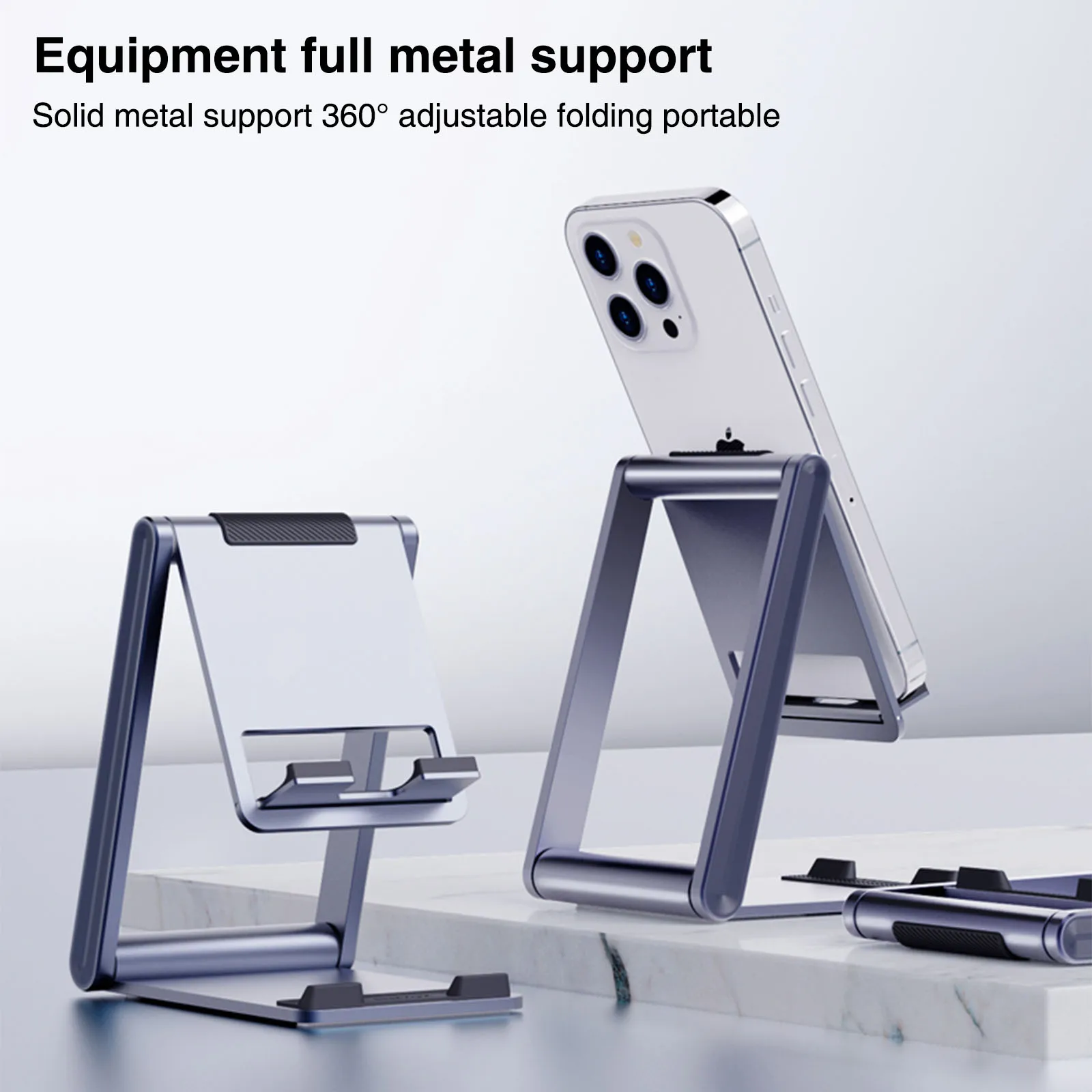 

Двойная Складная подставка для сотового телефона, Регулируемый Настольный держатель для телефона, подставка для iPhone 14 13 12 11 Pro Xs Max iPad