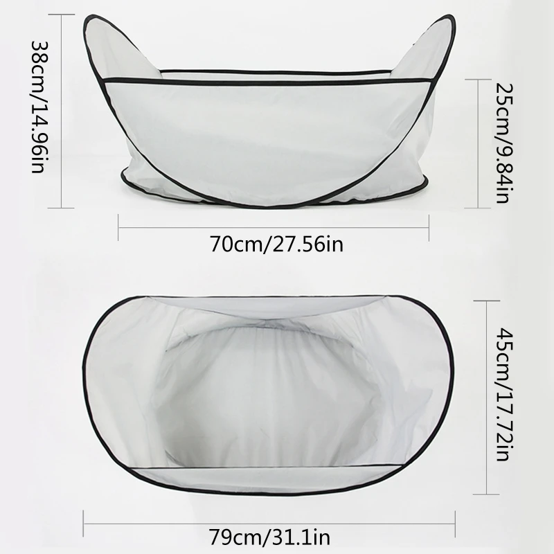 

Портативная складная корзина для стрижки домашних питомцев H55A