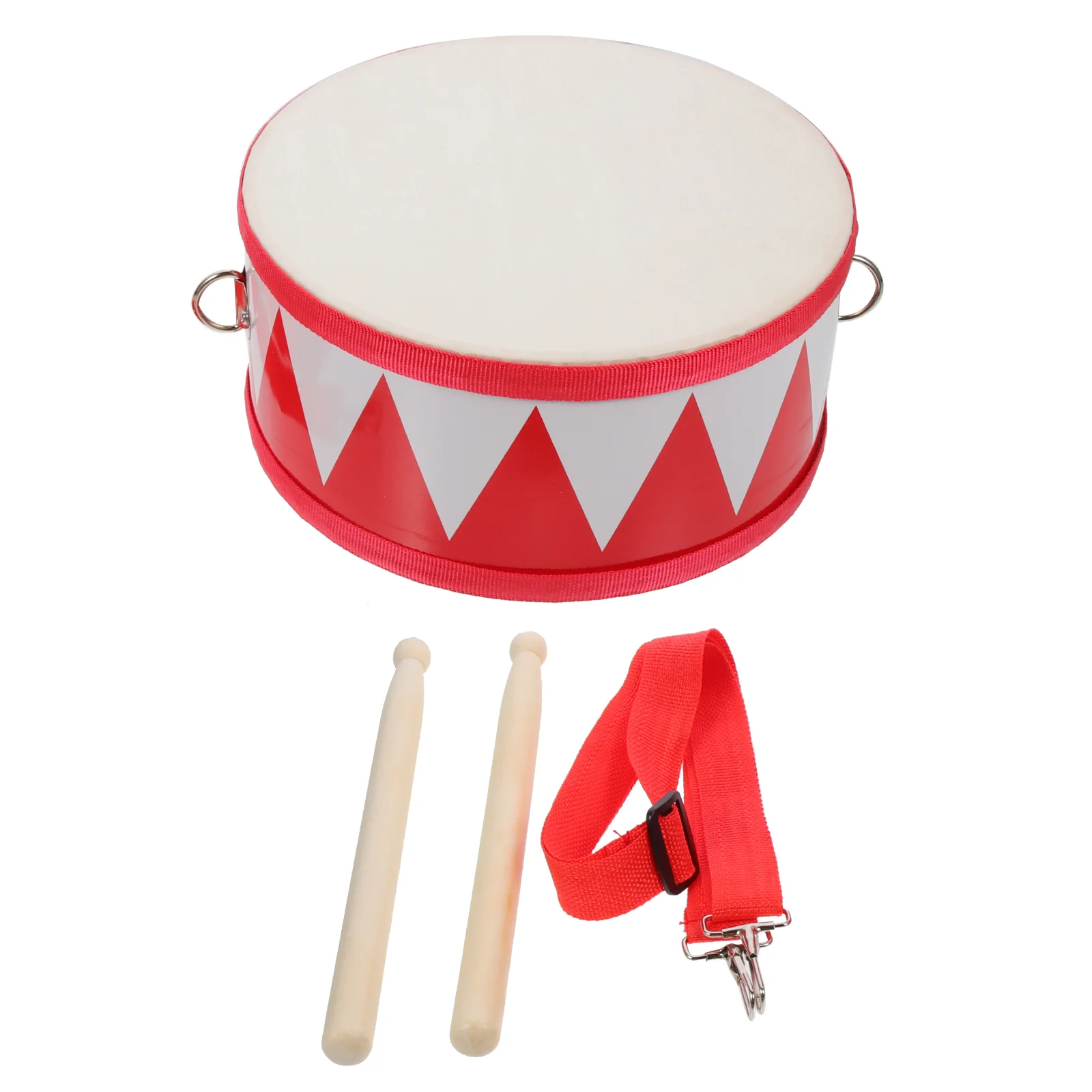 

Two- Sided Snare Drum Brain Toy Small Kids Mallets Percussion Toys Music Musical Floor Tom Hand