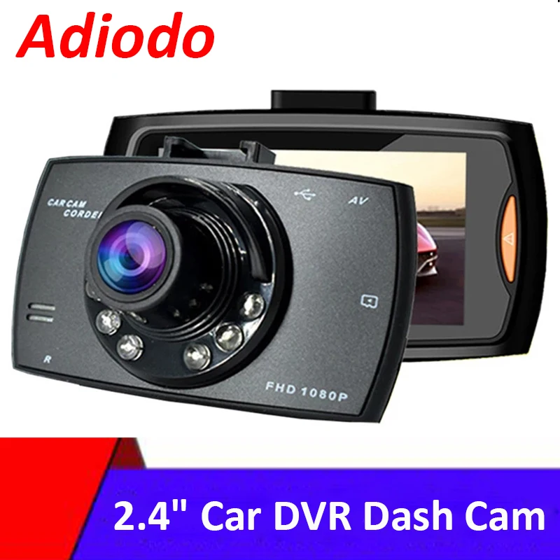 

Автомобильный видеорегистратор G30, 2,4 дюйма, Full HD, акселерометр, ночное видение