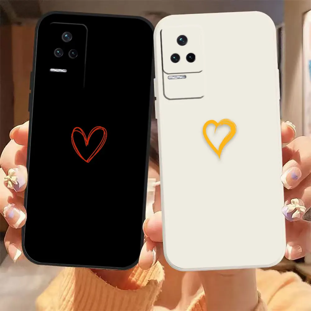 

Simple Love Line Art TPU Case For Redmi K60E K60 K50 K40S K40 K30 K20 12C 10C 9A 9 8A 8 10X 10A 10 Pro 4G 5G Colour Case Funda