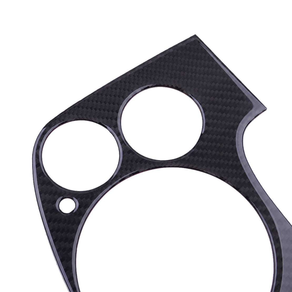 Обложка спидометра приборной панели черное углеродное волокно подходит для