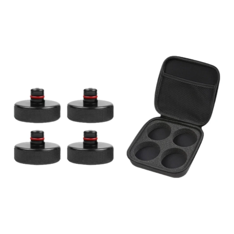 

68UF Car Rubber Lifting Compatible for Model 3 Y Lifting Point Adapter Tool Chassis with Storage-Case Lift Point Support