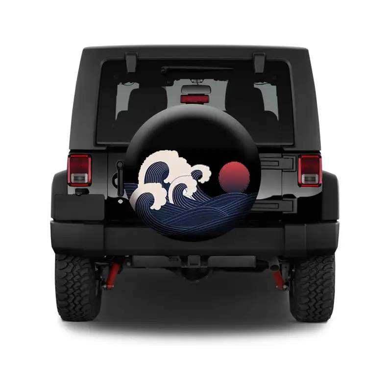 

Sunrise Ocean Tire Cover, Car Decoration, Tire Cover For Jeep Suv Rv,personalized Spare Tire Cover, Gift For Car Lover