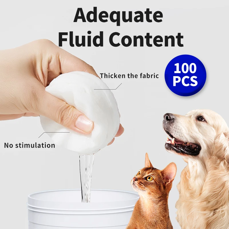 Средства для чистки домашних животных влажные салфетки очищающие разрывов глаз