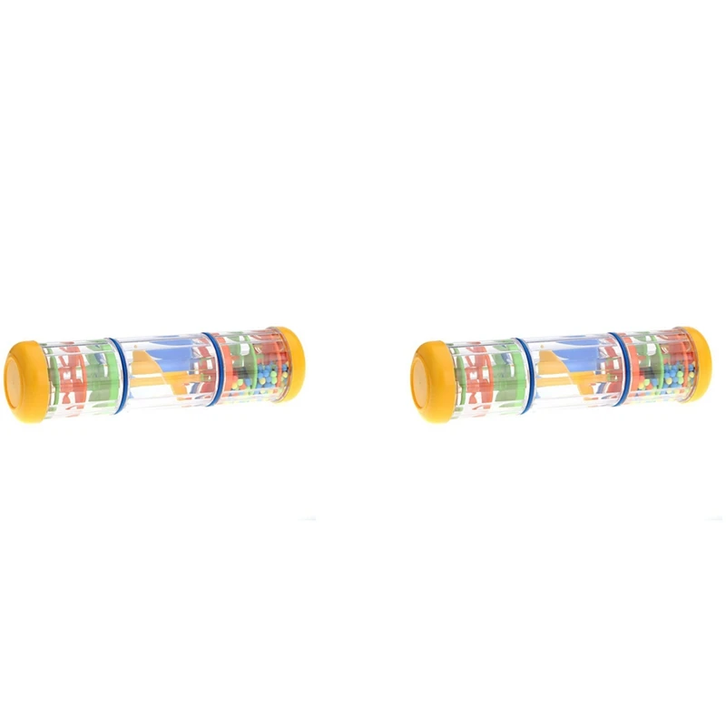 

2X 8Inch Rainmaker Rain Stick Musical Toy For Toddler Kids Games KTV Party