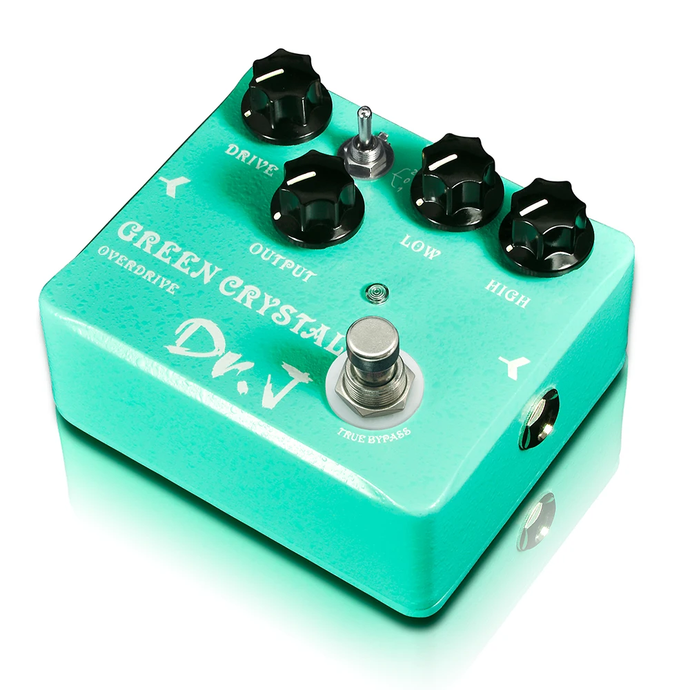 Педаль для гитары D50 GREEN CRYSTAL Overdrive педаль создания эффектов на гитаре ручки