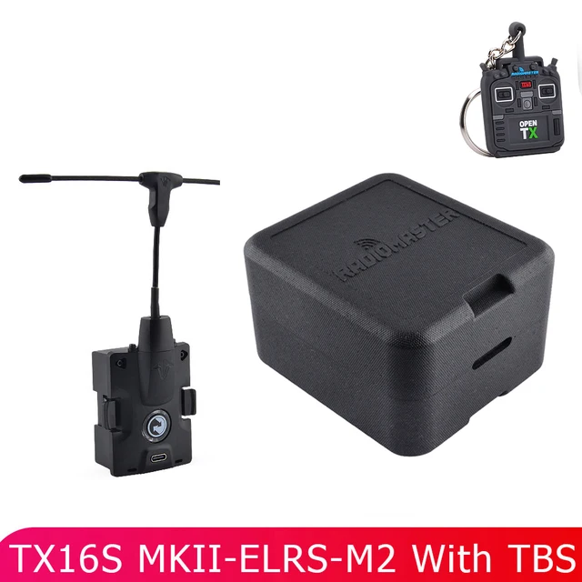 RadioMaster TX16S MAX Mark II MKII V4.0 Hall Gimbal 2.4G 16CH EdgeTX ELRS Red + TBS