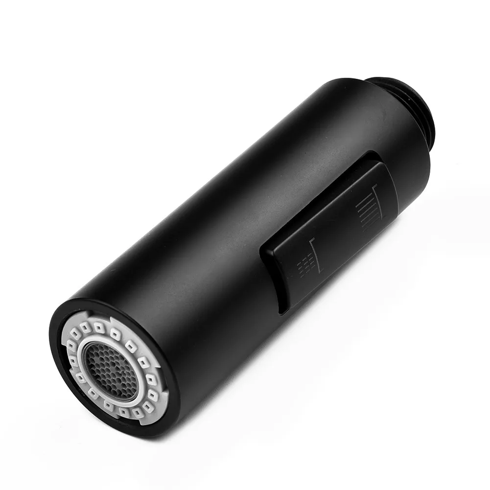 

G1/2'' ABS Pull Out Spray Shower Head Sink Mixer Kitchen Spare Replacement Taps Sprayer Black Faucets Nozzle Tools