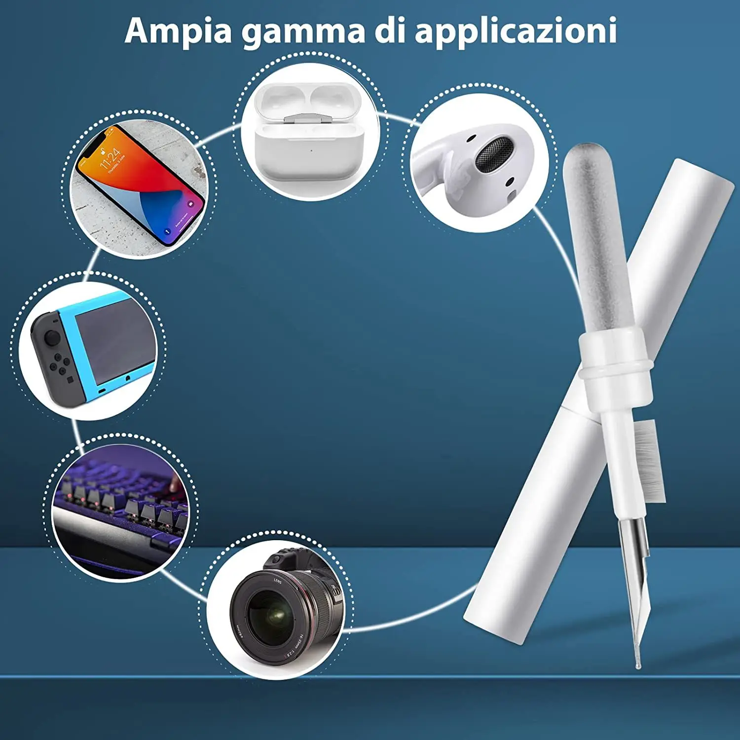 

Набор для очистки наушников Airpods Pro 1 2, чистящая ручка, щетка, Bluetooth наушники, чехол, чистящие инструменты для Huawei, Samsung, Xiaomi