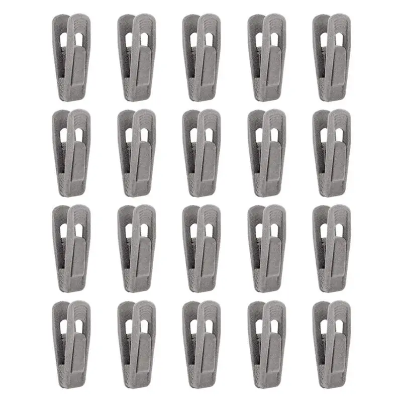 

Pcsset Velvet Hanger Clips Useful Pants Clothes Nonslip Hanger Clip Drying Racks Durable Windproof Clothes Clip