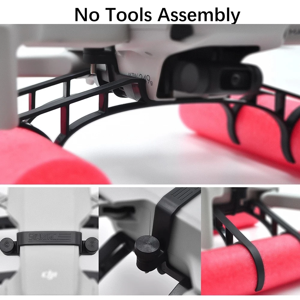 Фото Для DJI Mavic Mini 2 повышающий штатив водный зависающий противоударный тренировочный стеллаж плавучий стержень №4