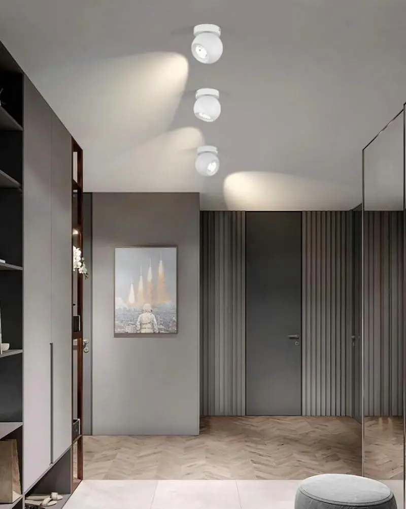 Алюминиевый потолочный светильник с регулируемой яркостью 10 Вт