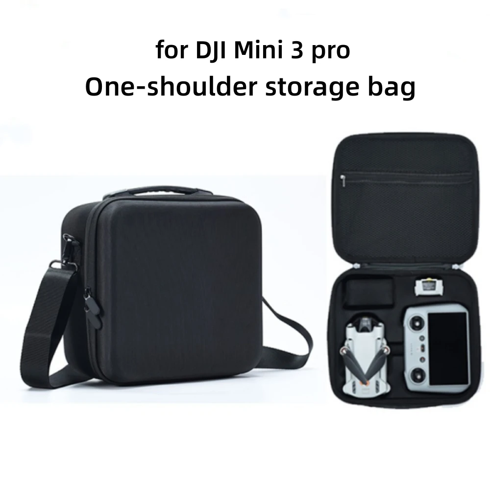 

For DJI Mini 3 Pro Portable Messenger Storage Bag Integrated with Screen RC Waterproof Shoulder Bag for Mini 3 Pro Portable Case