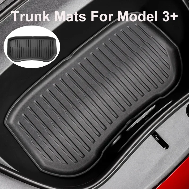 Для Tesla Model 3 + 2023-2024 Модернизированный ТПЭ передний ящик для хранения коврик