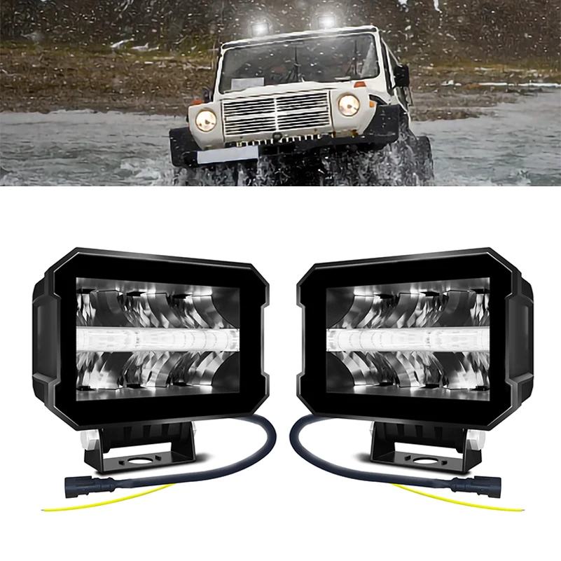 Супер яркий прожектор 5 дюймов 100 Вт рабочий головной свет для автомобиля