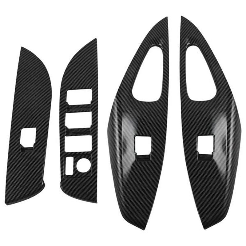 

4 шт. кнопки для подъема стекла автомобиля, крышка переключателя, отделка двери, панель подлокотника для LHD Toyota Corolla Cross 2019 2020