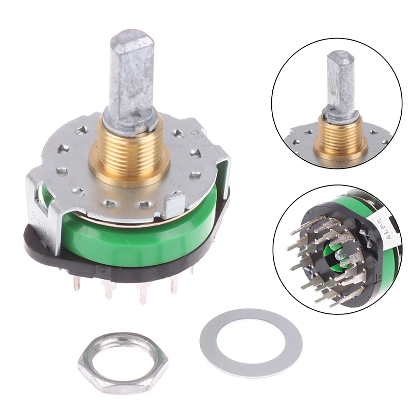 

Поворотный переключатель, 4-полюсный, 12-позиционный усилитель мощности SRRM1C7800, 1050R 2000, переключатель аудиосигнала