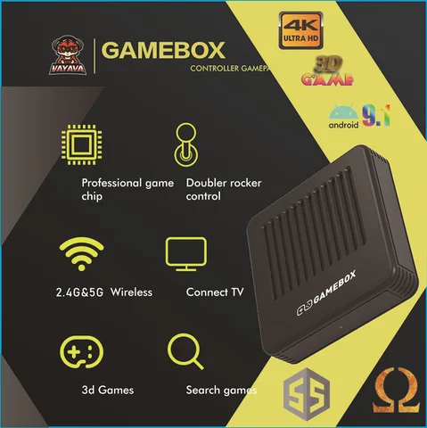 Горячая G11 GAMEBOX двойная система Android 10000 + Ретро видео игровые приставки HD ТВ игровой плеер беспроводные контроллеры для PSP аркадные игры