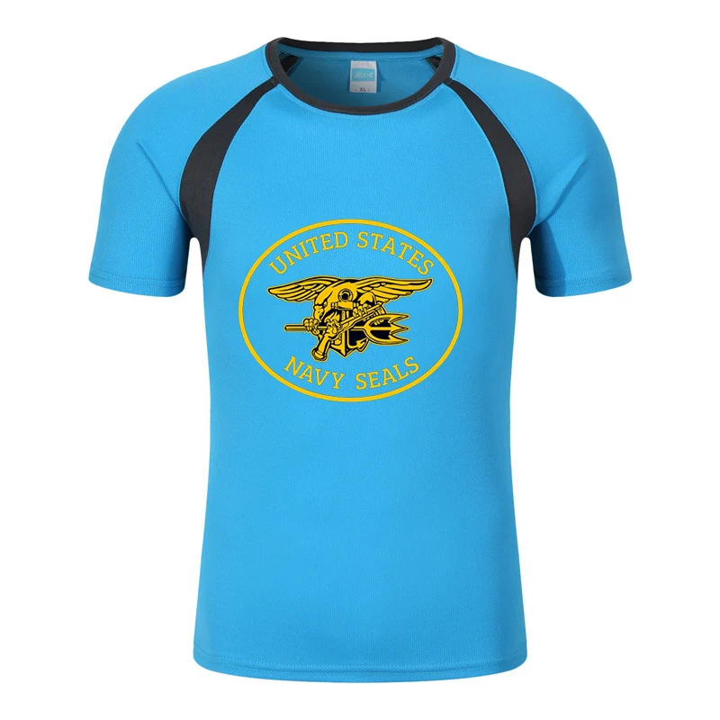 

Navy Seals 2023 Men New Summer Print Fashionable Short Sleeve High Quality Casual Cotton All-Match Solid Color Polo Shirt Tops
