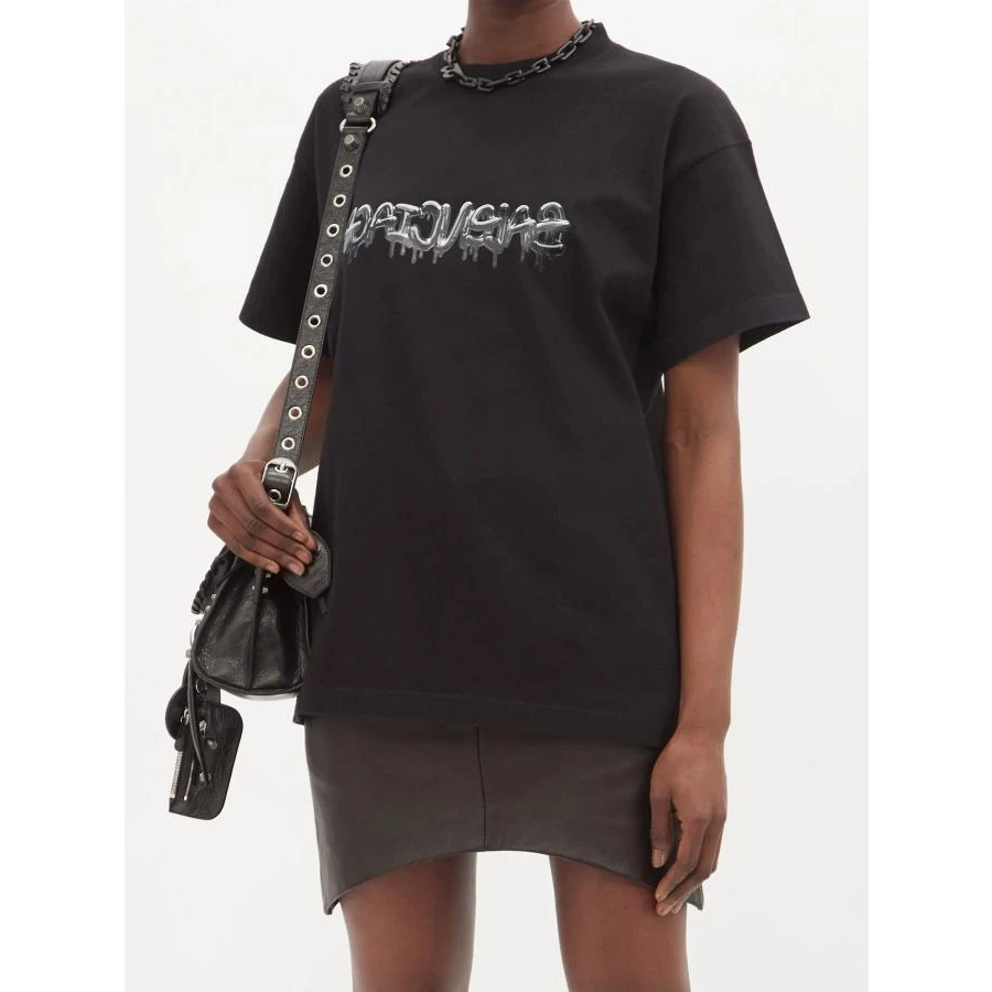 

Свободная футболка унисекс из чистого хлопка, с коротким рукавом и надписью, Размер 4XL, весна-лето 131054