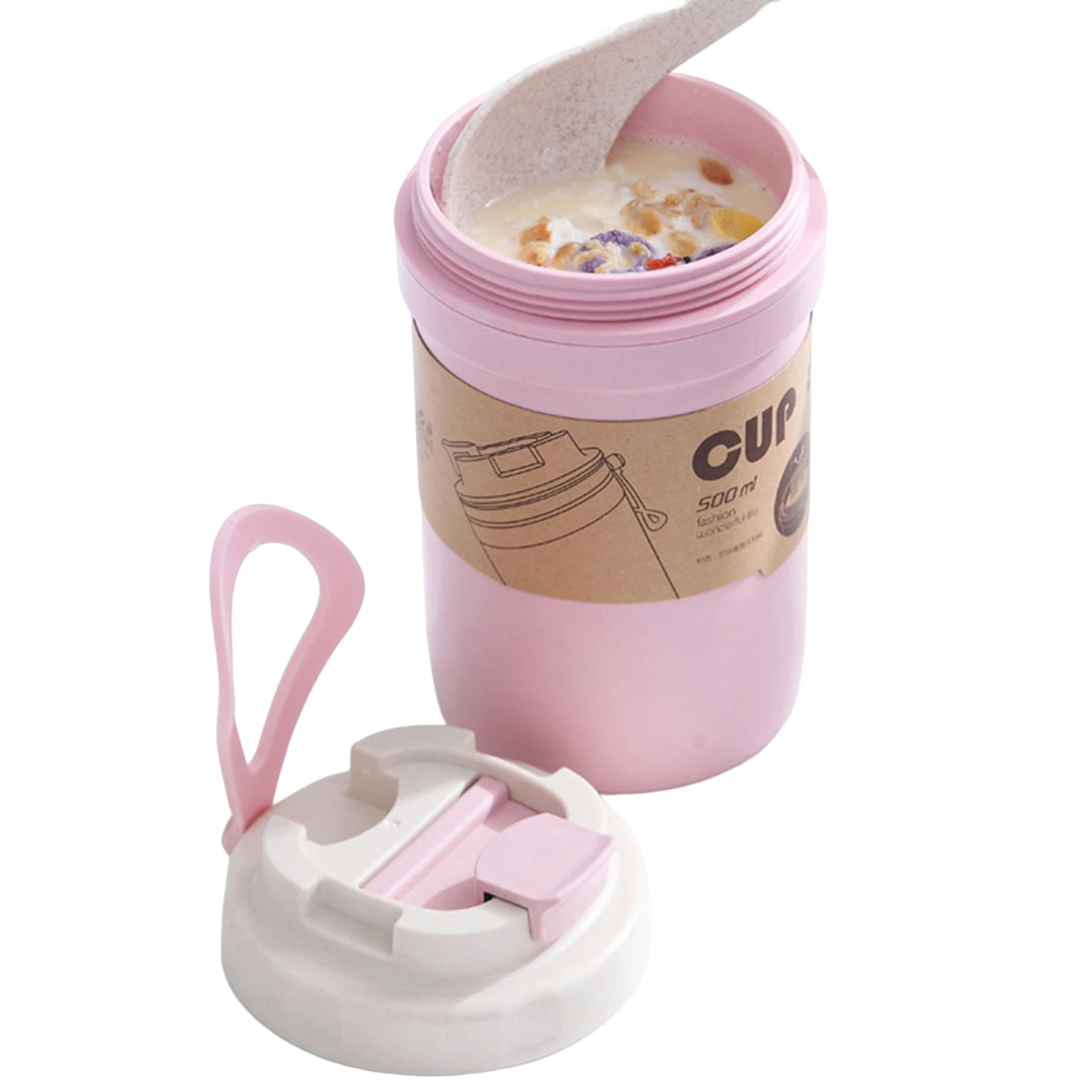 

Термоизолированная суповая чашка, устойчивая к высоким температурам функция для кемпинга и активного отдыха