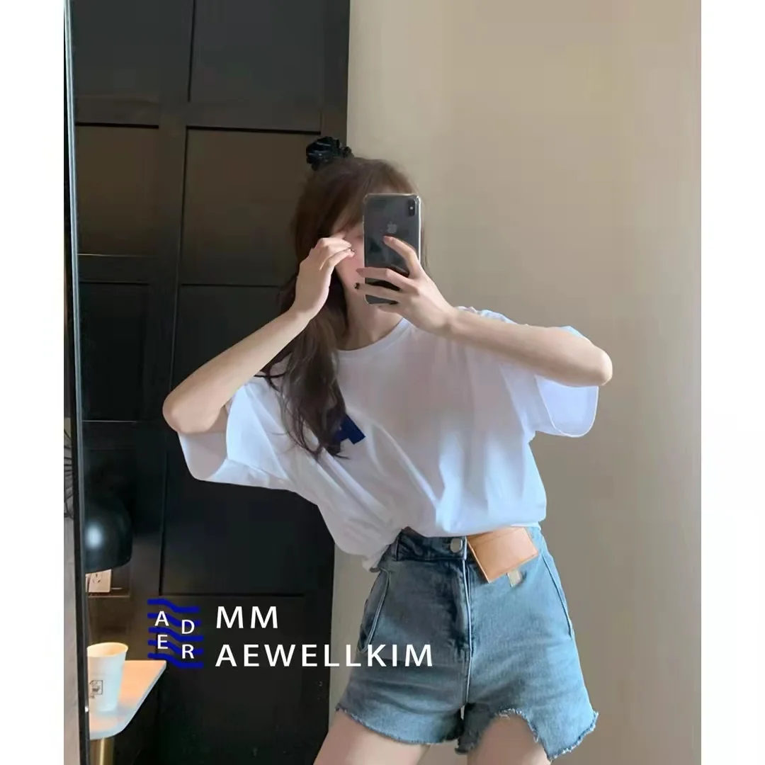 Высококачественная футболка с круглым вырезом для мужчин и женщин 3D вышивкой